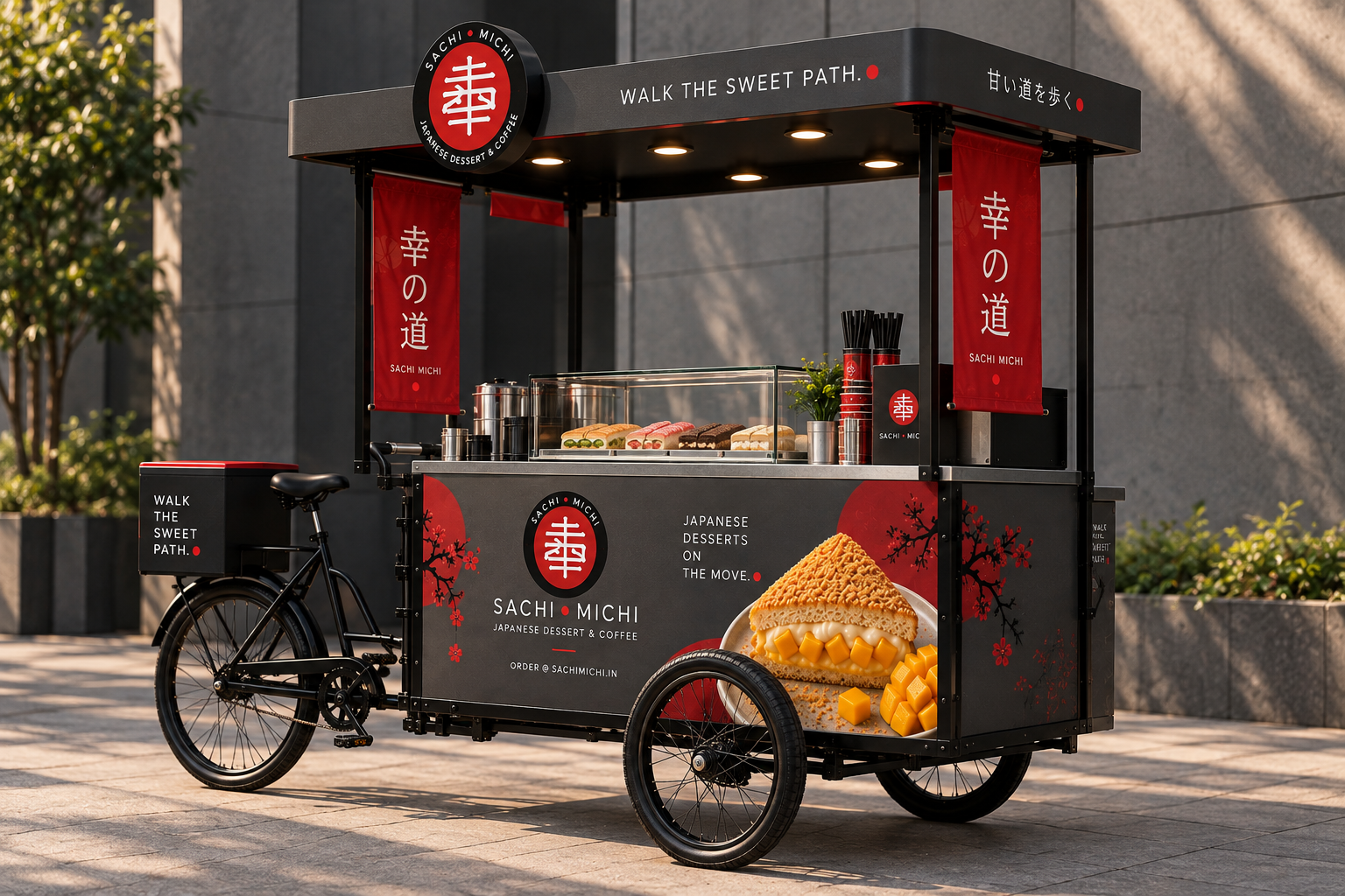 Sachi Michi Express Cart Side View